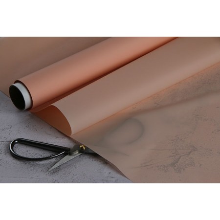 Пленка Матовая 60см*10м - Персиковый