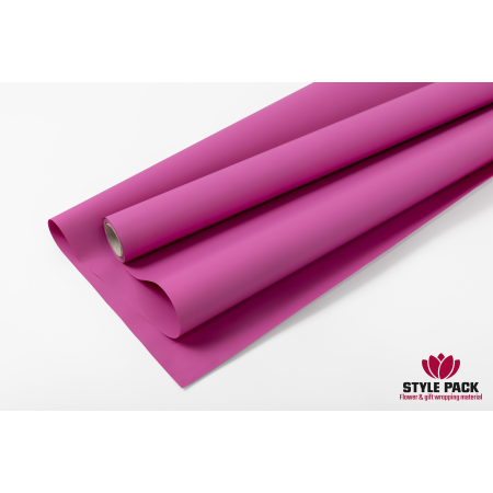 Пленка пудровая Satin 60см*10м - Фуксия