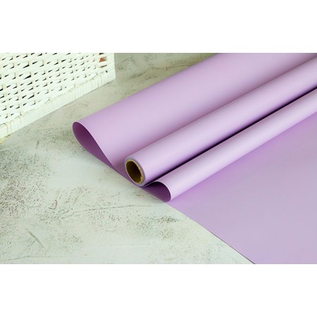 Пленка пудровая Satin 60см*10м - Сиреневая