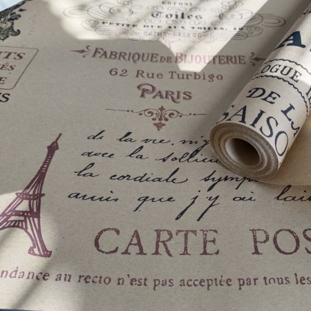 Крафт бумага 60см*10м - Шантеклер