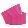 Лента атласная 40мм*25ярд - Розовая камелия