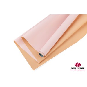 Упаковка "DUOMATT" 50см*10м - Нежно-розовый / Чайная роза