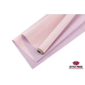 Упаковка "DUOMATT" 50см*10м - Нежно-розовый / Глициния