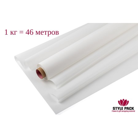 Пленка Матовая Фрост 60см*1кг/46м, Белая