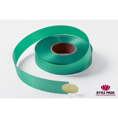 Лента пропиленовая 20мм*50ярд Изумрудный