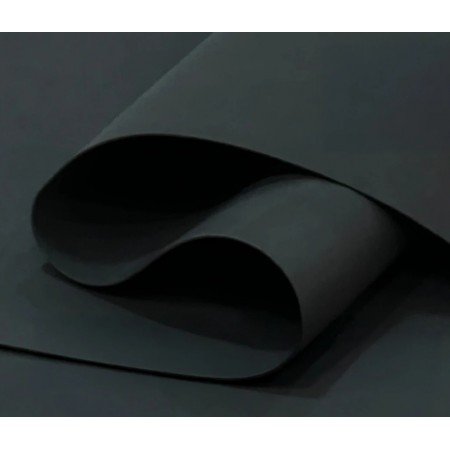 Фоамиран 1мм, 60х70см, 10 лист - Черный
