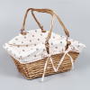 Корзина из ивы 38*23*21, прямоугольник, натуральный