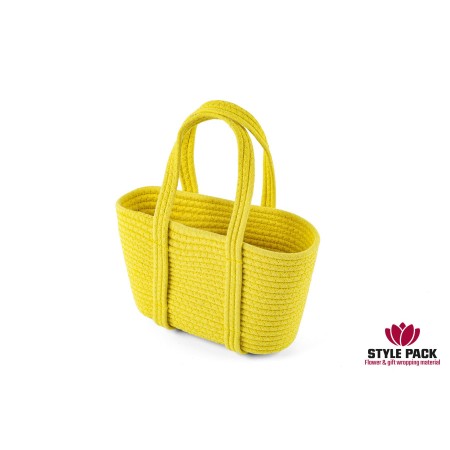 Корзина текстиль B27*15, желтый