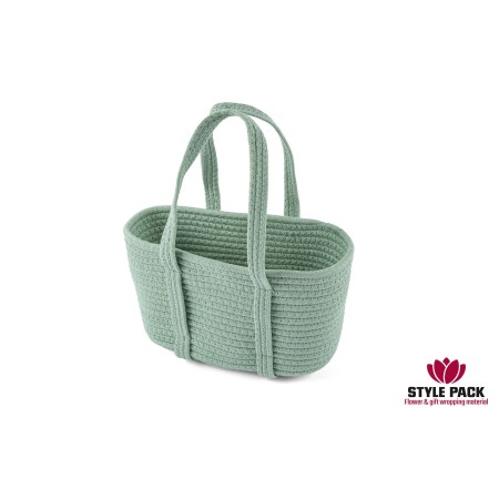 Корзина текстиль B27*15, мятный