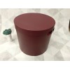 Коробка шляпная с крышкой 32,5 см Бордовая