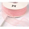 Лента декоративная "Изящное кружево" 45мм*50ярд Пионовый