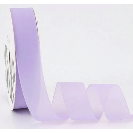Лента декоративная "Грезы" 25мм*15ярд сиреневый