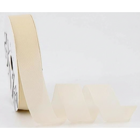 Лента декоративная "Грезы" 25мм*15ярд бежевый