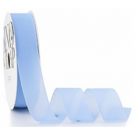 Лента декоративная "Грезы" 25мм*15ярд голубой