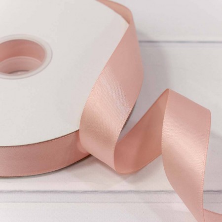 Лента полиэстер 25мм*100ярд - Персиковый