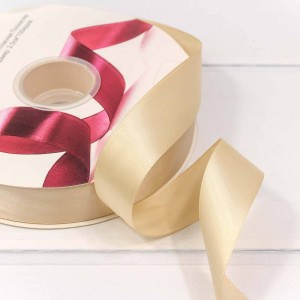 Лента полиэстер 25мм*100ярд - Пудровый