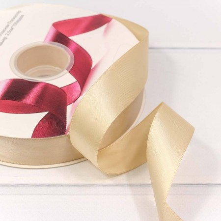 Лента полиэстер 25мм*100ярд - Пудровый