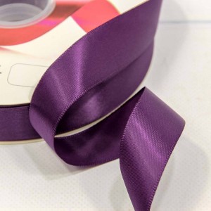 Лента полиэстер 25мм*100ярд - Темно пурпурный