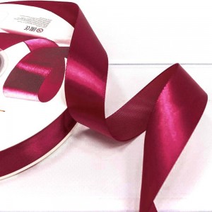 Лента полиэстер 25мм*100ярд - Винный