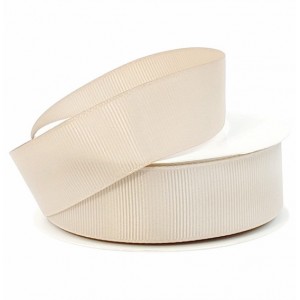 Лента репсовая 25мм*25ярд - Бежевая