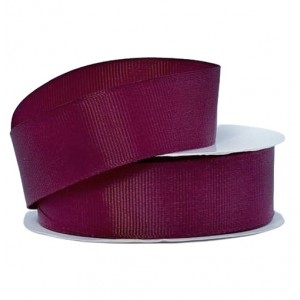 Лента репсовая 25мм*25ярд - Винный