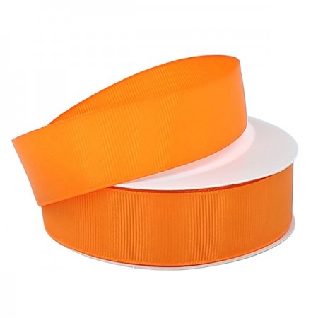 Лента репсовая 25мм*25ярд - Мандариновый