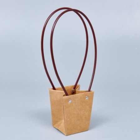 Сумочка для цветов 9х6,5х10 см, Крафт