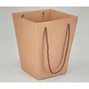 Переноска для цветов 270*380*H500, XL, крафт