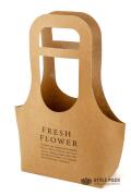 Пакет картонный "FRESH" 22*10*40см крафт
