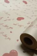 Крафт бумага "Love you" 60см*10м