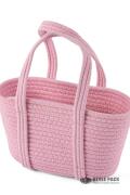 Корзина плетеная текстиль 30*15*17*32см, Розовый