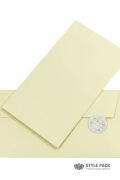 Конверты для денег, 16,9*9,4см 1012 Кремовый