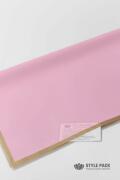 Набор плёнки 58*58см 10 листов "Кант золотой", розовый