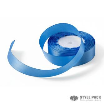 Лента атлас 25мм*25ярд, морской (Синий)