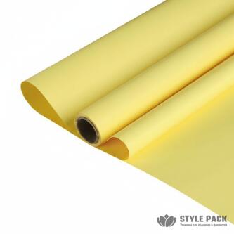 Плёнка "Satin MAX" 60см*10м*65мкм, желтый