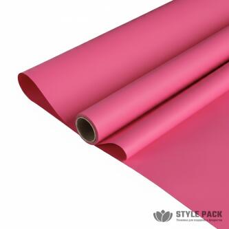 Плёнка "Satin MAX" 60см*10м*65мкм, малиновый