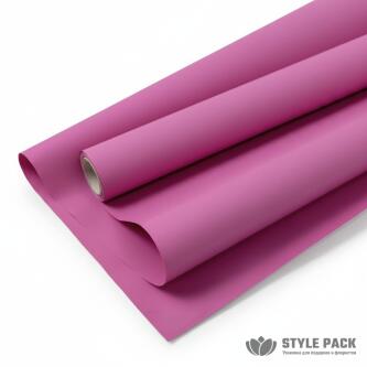 Плёнка "Satin MAX" 60см*10м*65мкм, фуксия