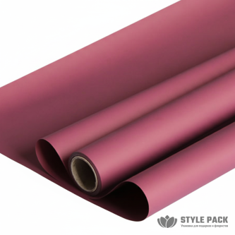 Плёнка "Satin MAX" 60см*10м*65мкм, винный