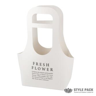 Пакет картонный "FRESH" 17*7,5*32,5см белый