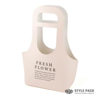 Пакет картонный "FRESH" 17*7,5*32,5см розовый