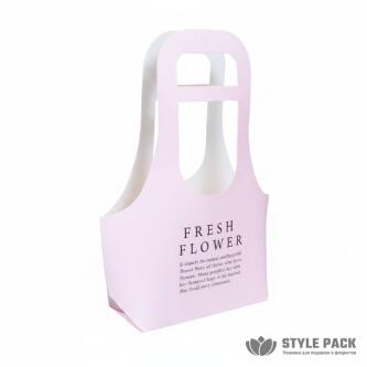 Пакет картонный "FRESH" 17*7,5*32,5см сиреневый