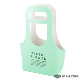Пакет картонный "FRESH" 22*10*40см мятный