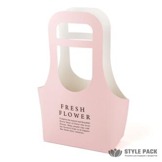 Пакет картонный "FRESH" 22*10*40см сиреневый