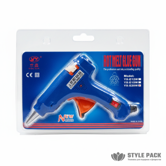 Клеевой термопистолет d 7мм мал. HOT MELT GLUE GUN с переключателем
