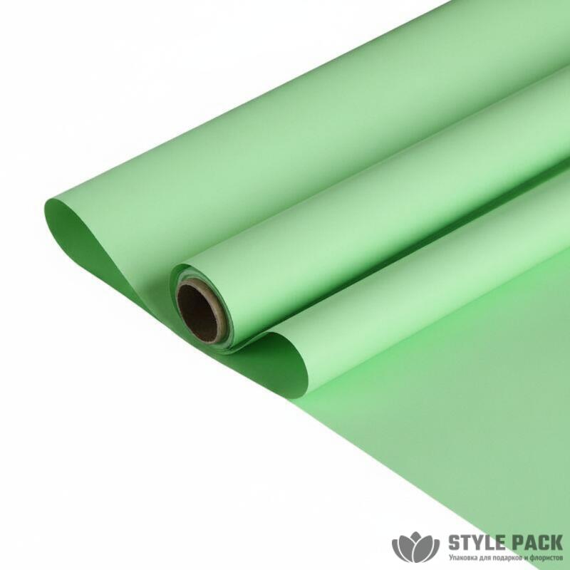 Плёнка "Satin MAX" 60см*10м*65мкм, салатовый