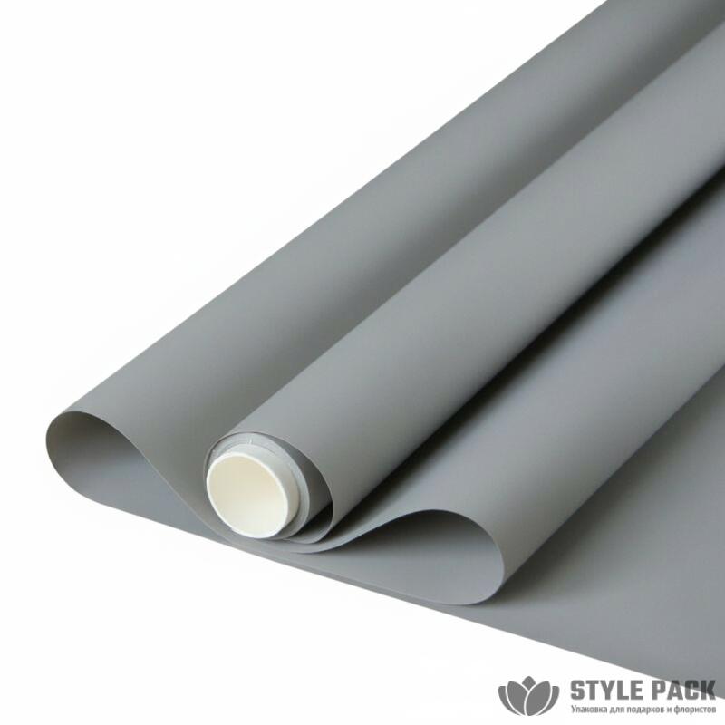 Плёнка "Satin MAX" 60см*10м*65мкм, серый
