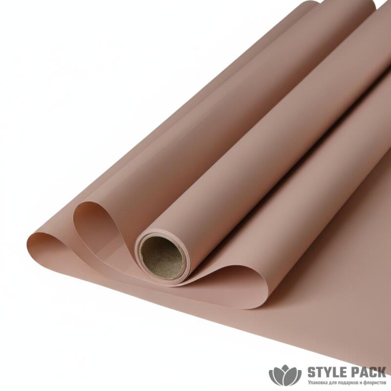 Плёнка "Satin MAX" 60см*10м*65мкм, чайная роза